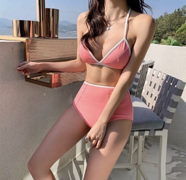 Mina_Swimsuit_活力運動風淨色比堅尼_Mina_CLoset