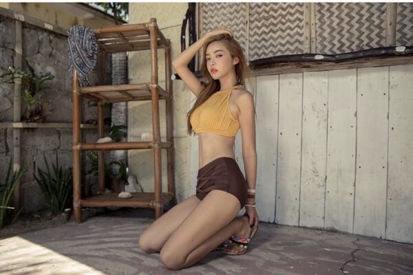 Mina_Swimsuit_泰版入膊复古两件式泳衣_Mina_Closet